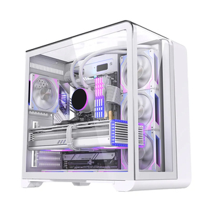 OEM/ODM Custom Mid Tower ATX Gaming PC Case gabinetes de computadora de escritorio con pantalla de temperatura en stock - Product Image 1