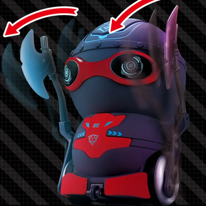 ZG Remote Control Battle <strong>Robot</strong> Toy Kids 360 Degrees Spinning Acousto-optic <strong>Rc</strong> <strong>Fighting</strong> <strong>Robot</strong> Remote Control with Weapon - Product Image 3