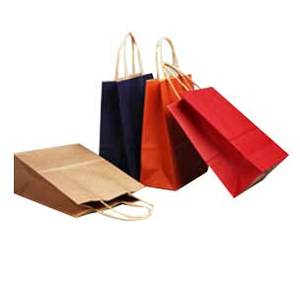 Plain Kraft Paper Bag With Twisted <strong>String</strong> <strong>Handle</strong> Custom Custom Paper Shop Bags With Your Own Logo - Product Image 5