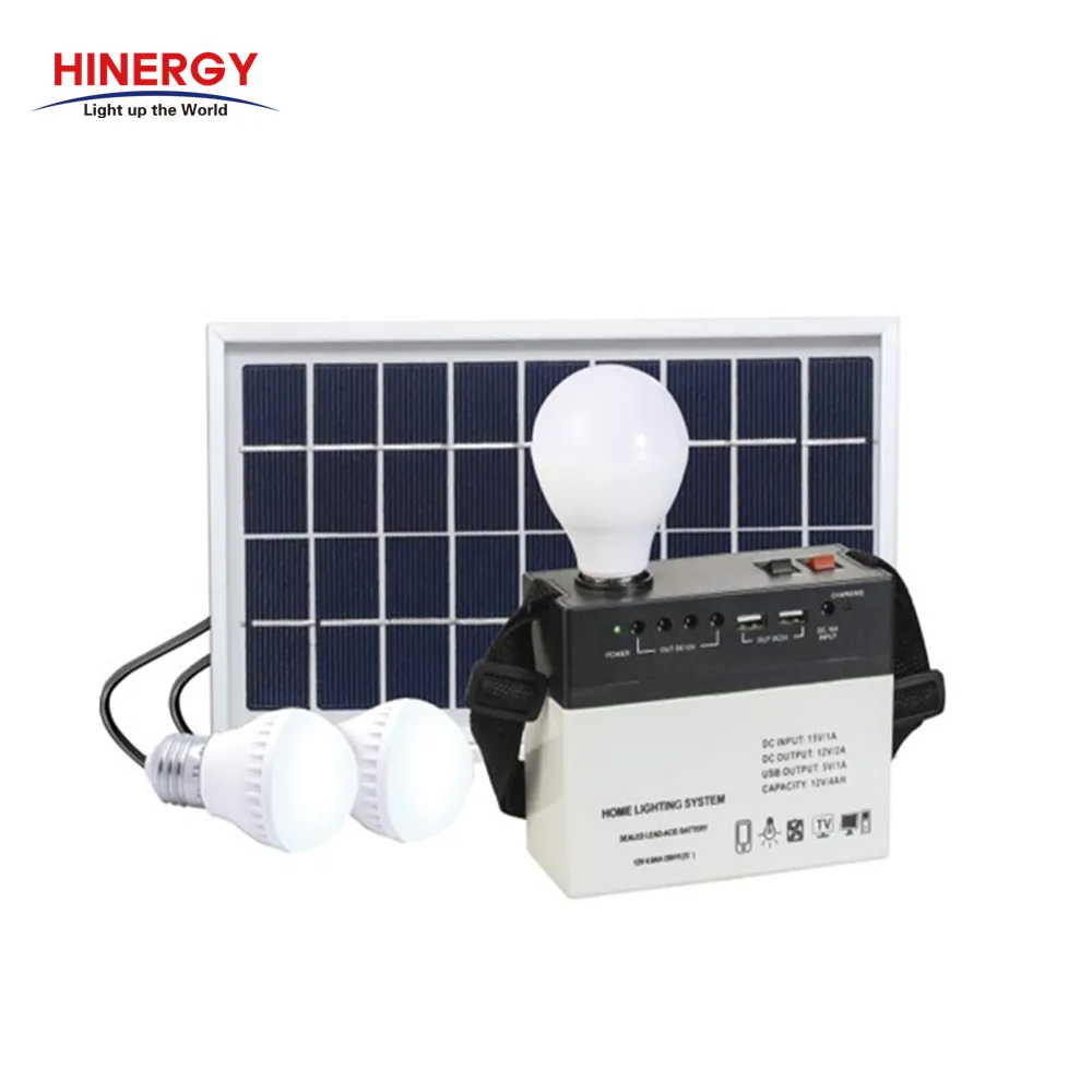 Tragbares Mini-Solarstrom-Beleuchtungs system für den Außenbereich Preis mit Wechselstrom ladung für zu Hause