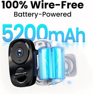 Fotocamera di sicurezza 5G WIFI 3MP alimentata a batteria IP Mini telecamera grandangolare bidirezionale Audio visione notturna con sensore di memoria Cloud - Product Image 5