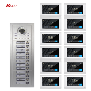 7 Inch Wired Wifi 3 Apartment/Family Video Door Phone <strong>Intercom</strong> <strong>System</strong> 1000TVL <strong>Camera</strong> Doorbell <strong>Camera</strong> with 12 Button 10 <strong>Monitors</strong> - Product Image 6
