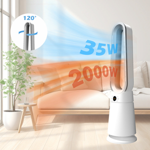 2000W potenza 8 ore funzione Timer portatile PTC ceramica elettrico riscaldatore ventilatore a torre con telecomando - Product Image 3