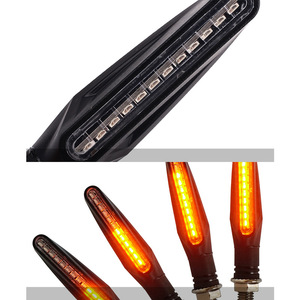 Motorcycle Turn Signal Light Flasher Flowing Scooter Turning Indicator <strong>12V</strong> <strong>Led</strong> Tail Light - Product Image 4