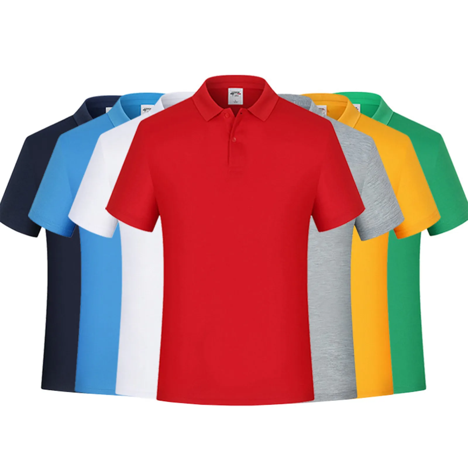अनुकूलित कशीदाकारी मुद्रण कंपनी वर्दी कॉर्पोरेट काम लोगो ब्रांड डिजाइन Mens गोल्फ पोलो शर्ट
