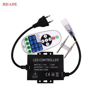 Высокое напряжение 720 Вт/1500 Вт RGB RF светодиодный контроллер диммер AC110V/220V ЕС штекер Регулируемая яркость один цвет для дистанционного управления - Product Image 5
