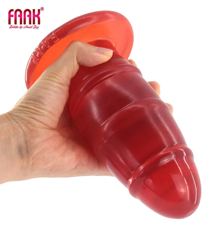 FAAK PVC Realistic Waterproof Huge Penis Sex Machine for Women Adult Sex Toy for Women Men Sex