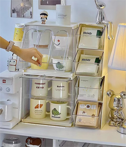 Nhà Máy Ổ Cắm Đa Chức Năng Nhựa Mù Hộp Cup Lưu Trữ Giá Lưu Trữ Đồ Chơi Hộp Lưu Trữ Hiển Thị Đứng Bụi Lưu Trữ Bằng Chứng Thùng - Product Image 4