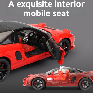 Ses ve ışık geri çekme kapılar ile Diecast 1:32 alaşım modeli nsx açık metal araba modeli ekran koleksiyonu mini oyuncak - Product Image 3