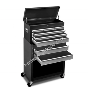铁工具箱，带内抽屉手推车粉末涂层保护抽屉柜，带脚轮 - Product Image 2