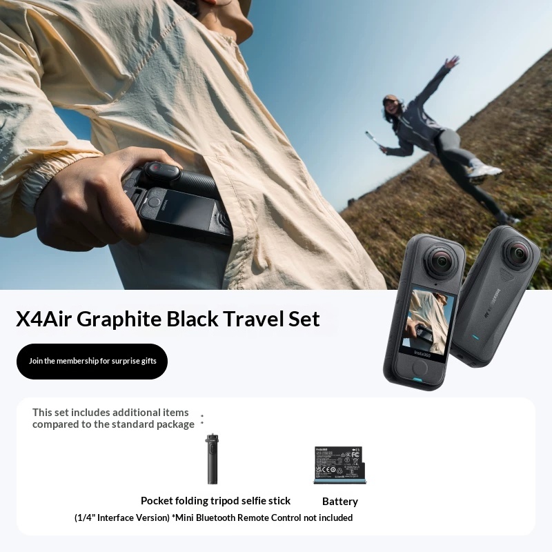 X4Air Graphite BlackTravel Set