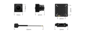 Caddx FPV ชุดกล้อง walkavatar HD Pro กล้องมองกลางคืน32G เก็บข้อมูลในตัวสำหรับโดรน FPV - Product Image 6