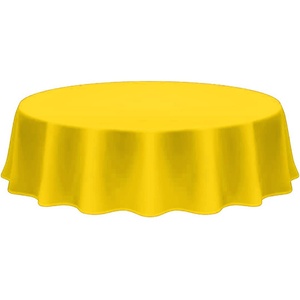 畅销产品: 防水圆形家用桌罩，适合在聚会和婚礼上使用。 - Product Image 1