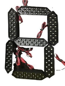 Impermeabile da esterno IR controllo 7 segmento ferro Cabinet orologio Led ora data Display Board Led tempo e segno di temperatura