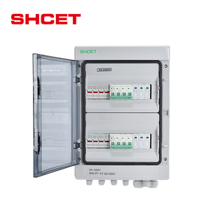 HAプラスチックIP65防水分布ソーラーDC PVコンバイナーボックス2 in 2 out 1000VDC 12 6 11 24弦セット - Product Image 4