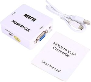 HD <strong>to</strong> <strong>VGA</strong> Converter with 3.5mm Audio Port USB <strong>Input</strong> Interface for Video Signal <strong>Output</strong>