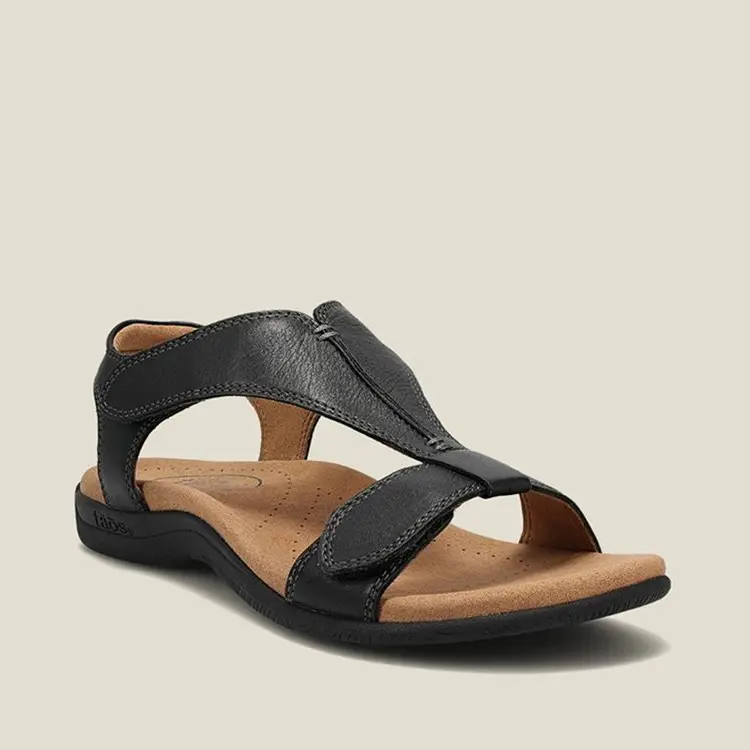 Sandalias, novedad de verano 2024, zapatillas deportivas informales suaves de fondo grueso de malla para mujer, zapatos planos tejidos con boca de pez