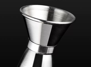 Zarif çift uçlu Bar Jigger-304 paslanmaz çelik kokteyl ve şarap dayanıklı tasarım Jigger kokteyl için doğru ölçme aracı - Product Image 3