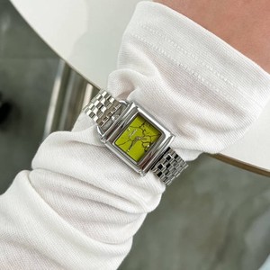 फैशन वर्ग लॉक घड़ी स्टेनलेस स्टील बैंड मिश्र धातु केस क्वार्ट्ज क्रॉस-सीमा पार विदेशी व्यापार - Product Image 4