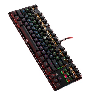 New Arrival K400 Keys Mechanical Gaming <strong>Keyboard</strong> LED Backlit RGB Green Axis Black Axis Wired Computer <strong>Keyboard</strong>