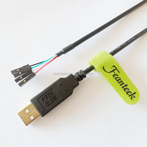 FTDI USBไปยังTTL Serial Cable DebugสำหรับRaspberry PiสายเคเบิลการเขียนโปรแกรมUSB TTL232 3.3V 4Pหัว - Product Image 5