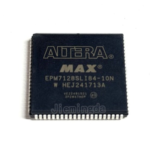 EPM7128SLI84-10N <span class=keywords><strong>PLCC84</strong></span> Novo e original circuito integrado componentes eletrônicos IC complexo lógico programável dispositivos EPM7128S