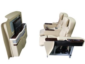 Yeni varış fabrika lüks Van iç dönüşüm aksesuarları arka koltuk dönüşüm kiti dokunmatik ekran ile Toyota Alphard için <span class=keywords><strong>Vit</strong></span>