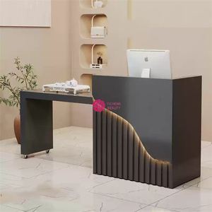 宜城美容热卖多功能可伸缩前台办公室小型接待台柜台价格便宜 - Product Image 4