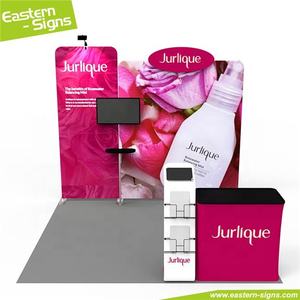Esquema de carcasa de tela de aluminio portátil personalizado Feria comercial 10x10 pies Cabina de exposición para publicidad - Product Image 6
