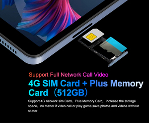 8.7英寸平板安卓标签，带4G Lte sim卡T606八核4GB内存64GB只读存储器教育平板电脑8.68英寸 - Product Image 6