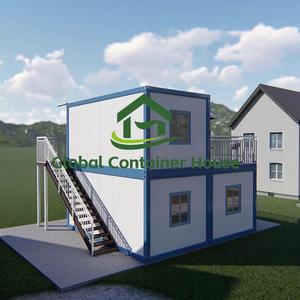 Diseño personalizado Prefab Fabricado Contenedor Apartamento Complejo Modular Casa Edificio para Hotel Prefab Desmontable Contenedor