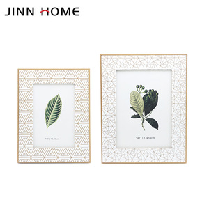 4x6 5x7 resim çerçeve doğal ahşap Modern tasarım fotoğraf çerçeveleri yüksek çözünürlüklü cam masa üstü ekran - Product Image 2