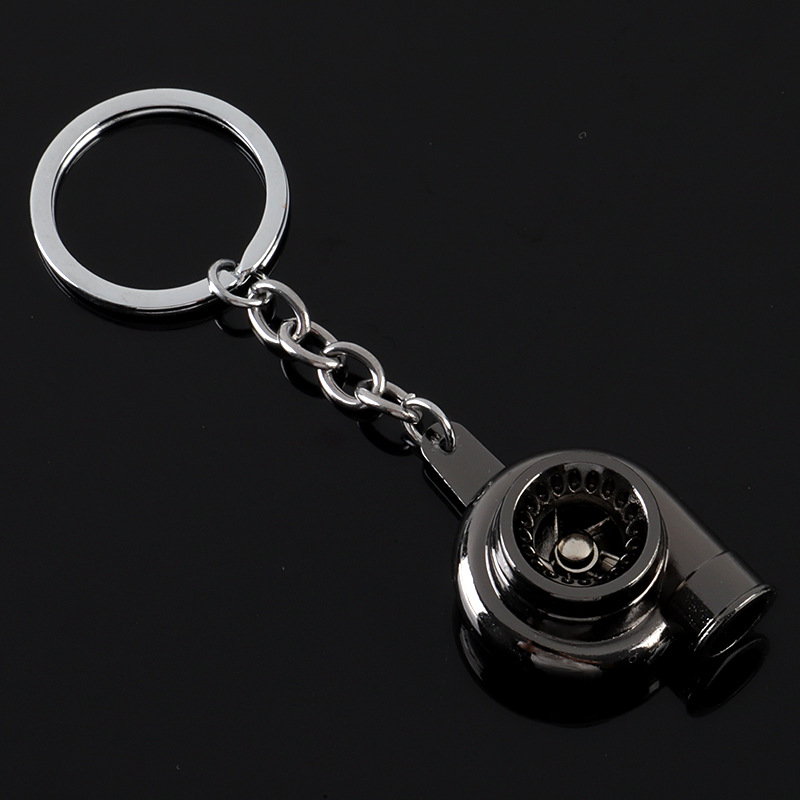 Porte-clés turbo noir