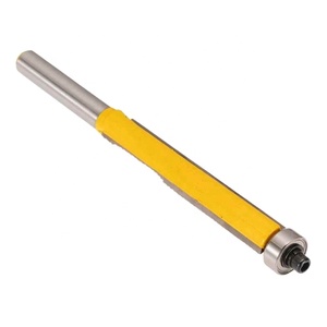 Yükseklik ekstra uzun gömme Trim yönlendirici Bit 1/4 inç X 3/8 inç ağaç İşleme freze ahşap için kesici Diy aracı - Product Image 1