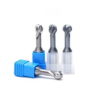 Alüminyum özelleştirilebilir için 65 derece lolipop freze kesicisi paslanmaz çelik katı Tungsten çelik ark topu kesici - Product Image 1