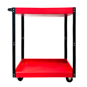 2-Tier Heavy Duty Cán công cụ giỏ hàng thép nền tảng lưu trữ Xe đẩy cho cơ khí nhà để xe Kho & sửa chữa cửa hàng - Product Image 4