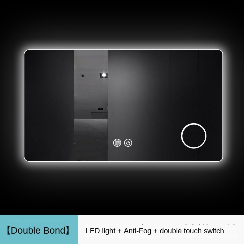 LED light + Anti-Fog + double touch switch