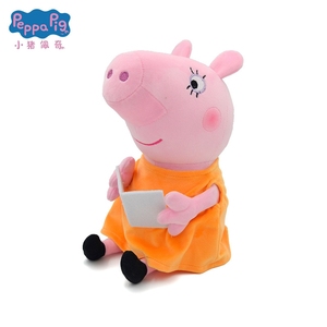 Allogogo赤ちゃんPeppas豚ジョージぬいぐるみお父さんママ豚ぬいぐるみ人形部屋装飾枕キーホルダー男の子子供ギフト
