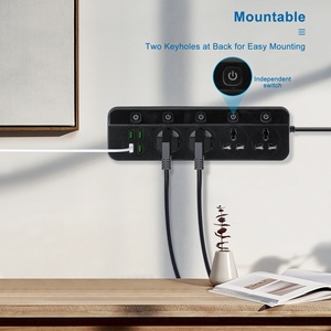 4 Way 4USB <strong>Extension</strong> Power <strong>Socket</strong> Universal Outlets <strong>Sockets</strong> Multifunction Power <strong>Socket</strong> - Product Image 4