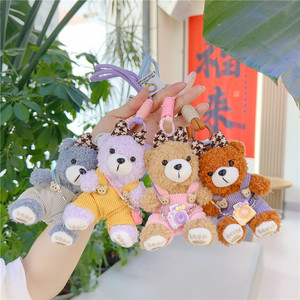 Yay kamera Plushie küçük küçük oyuncak ayıcık anahtarlıklar ile 12 che 12cm peluş anahtarlık dolgu oyuncak ayı doldurulmuş hayvan peluş oyuncaklar - Product Image 3
