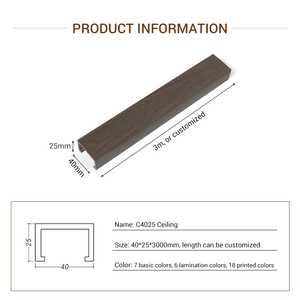易于安装的室内Wpc吊顶木塑复合天花板 - Product Image 2