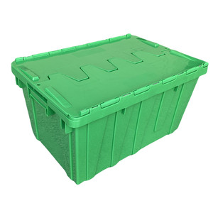 Plastic Moving Boxes <strong>Nested</strong> and Stacked Storage Crates Plastic Storage <strong>Container</strong> - Product Image 4
