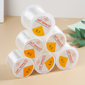 100M/Rolls Version 0.4mm-1mm Strong Stretch Crystal <strong>Elastic</strong> Line Stringing Beaded <strong>String</strong> Bracelet Jewelry Material Bead <strong>String</strong> - Product Image 6