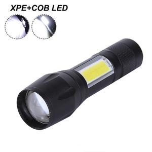 Taşınabilir Mini dahili Usb şarj edilebilir kalem klip yan işık Led Xpe teleskopik Zoom Mini el feneri Led lamba - Product Image 5