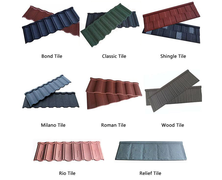 Dekra 1340*420*0.4mm Stone Coated Metal Roof Tile
