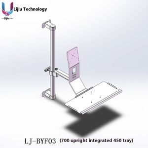 Integrated <strong>Computer</strong> <strong>LCD</strong> Monitor Bracket with <strong>Keyboard</strong> Support for Industrial Equipment Machine BLYF 90 Degree Tilt Angle - Product Image 3