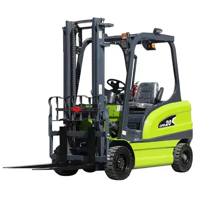 CE/ISO carrello elevatore elettrico 2 tonnellate contenitore albero batteria al litio 2 tonnellate mini carrello elevatore elettrico