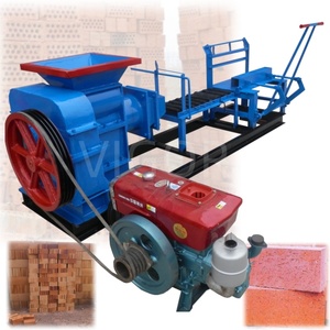 中国粘土砌块砖粘土自动粘土砖机手动砖挤出机制造机 - Product Image 1