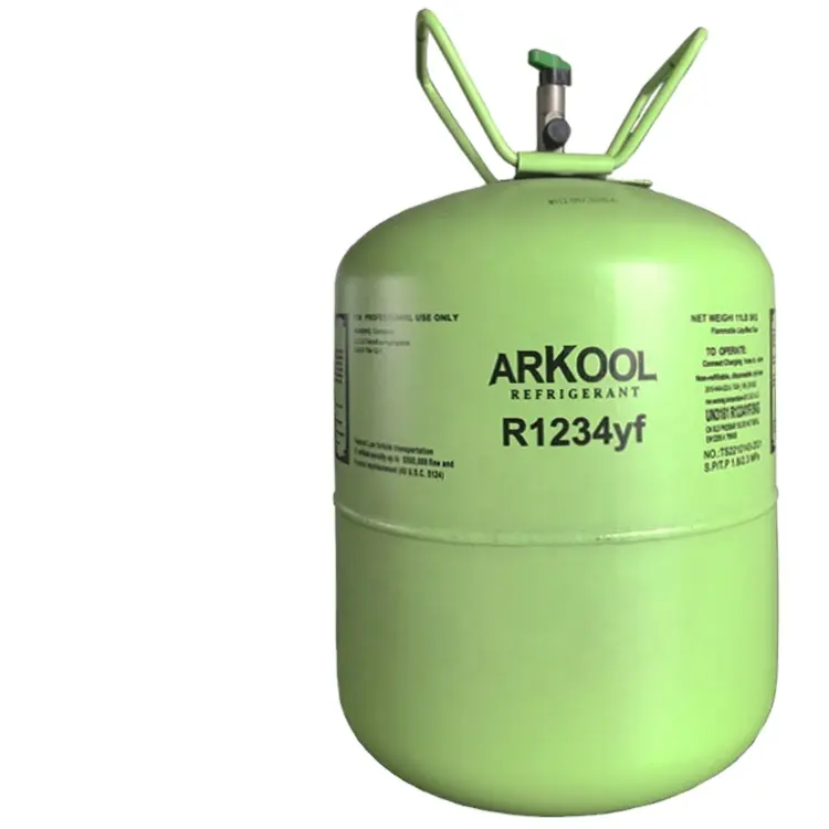 HFO-refrigerante de alta clase R1234yf, 1234 Yf, sin contaminación, ecológico, R1234yf, aire acondicionado automotriz, incoloro