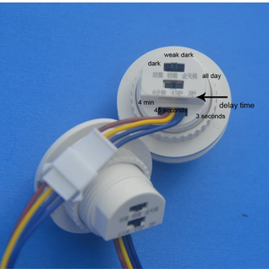 Interruttore a sensore di movimento a infrarossi PIR altamente sensibile 110V 220V rilevatore luce interruttore di ritardo di tempo regolabile - Product Image 3